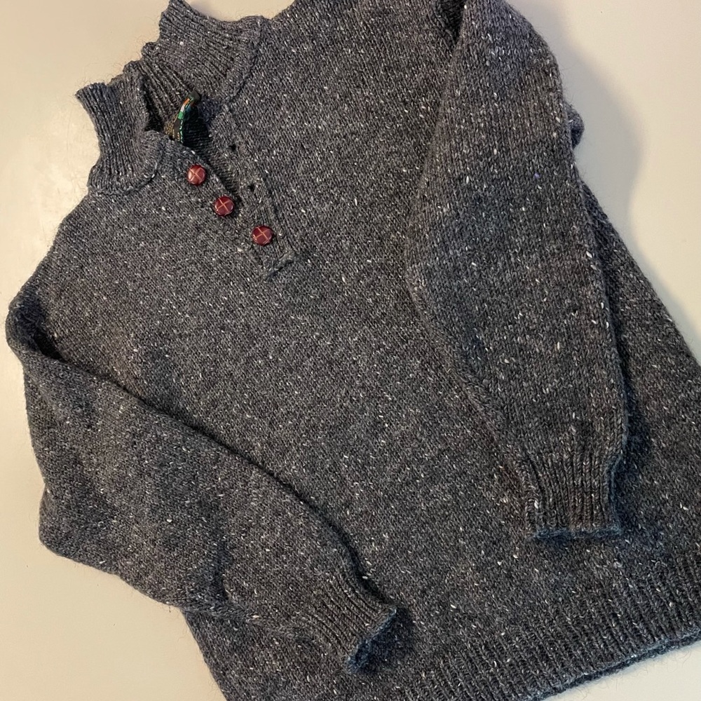 Vintage Flannery Knitwear Hand Loomed in Ireland Sweater Unisex M/L